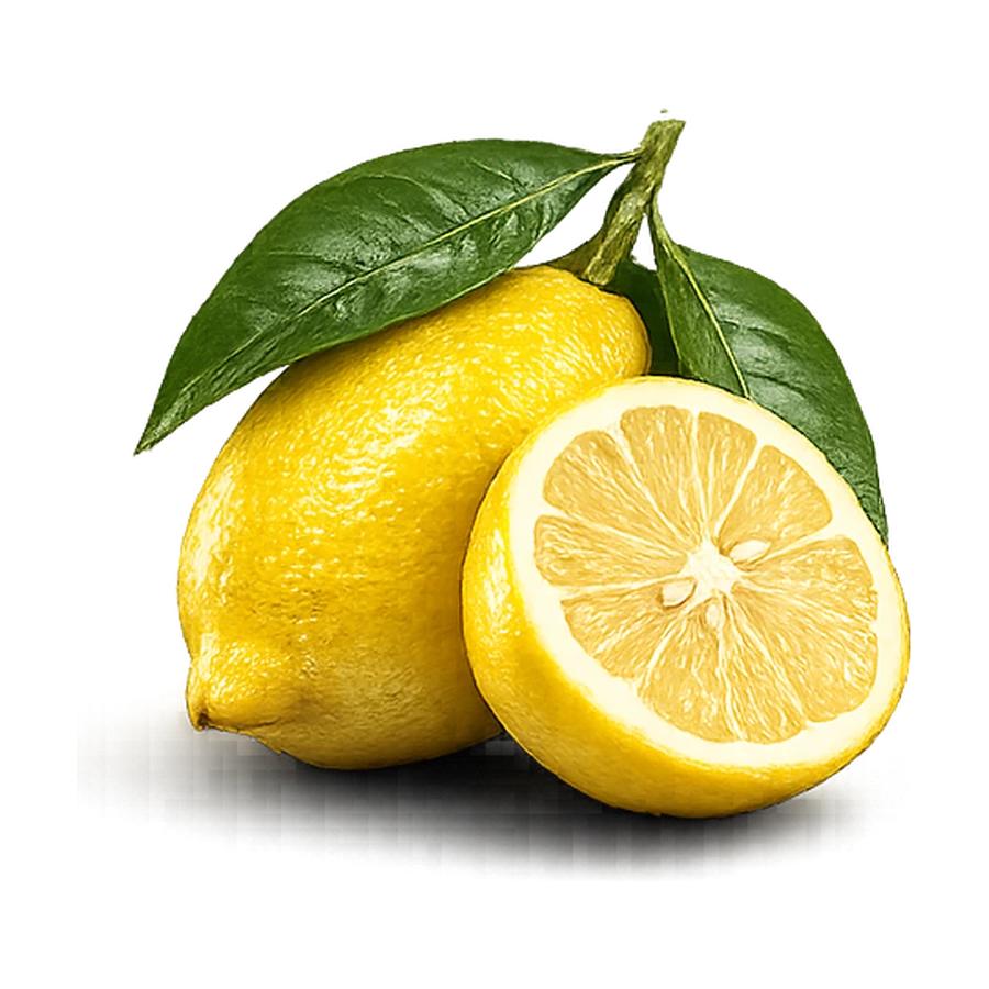 Limone primofiore intero e ben visibile